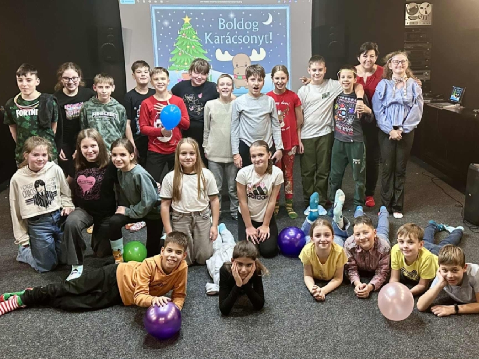 Az 5.b osztály csapatépítő karácsonyváró osztálydélutánja
