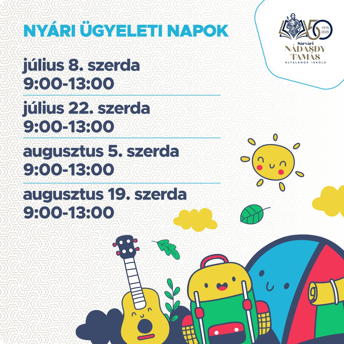 Nyári ügyeleti napok
