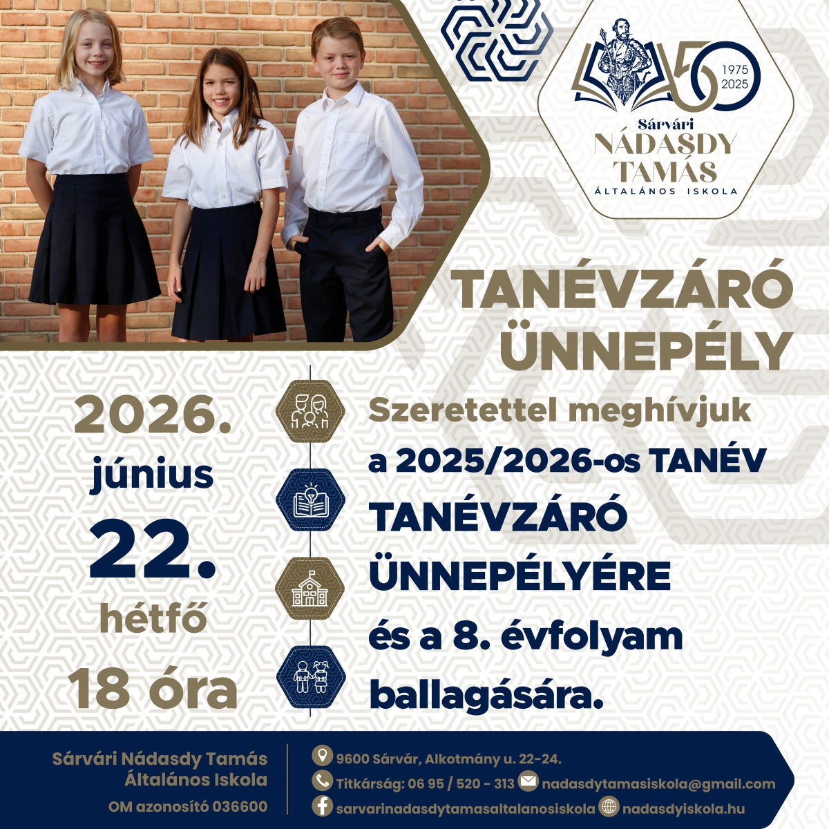 Tanévzáró ünnepély 